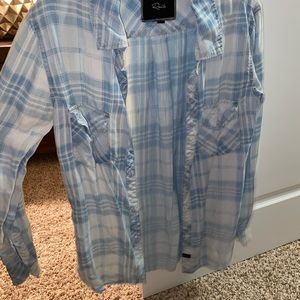 Rails silk flannel top
